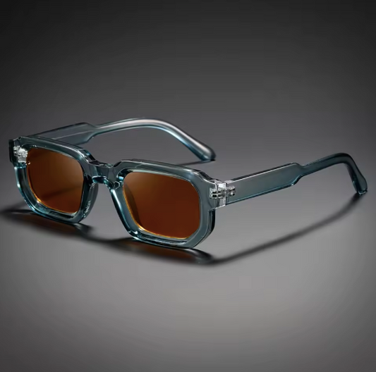 NOLLAN - TRANSPARENT BLUE/BROWN